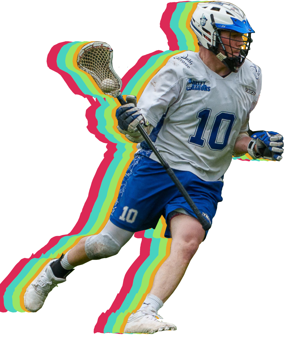 Male Lacrosser Svg